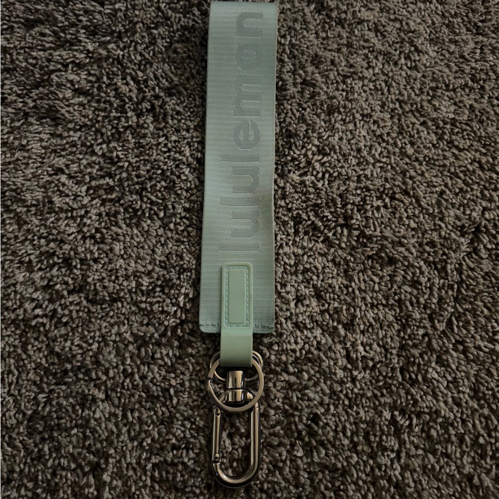 Lululemon Mint Green Keychain